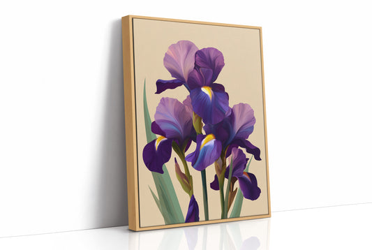 Three Irises Before Dusk