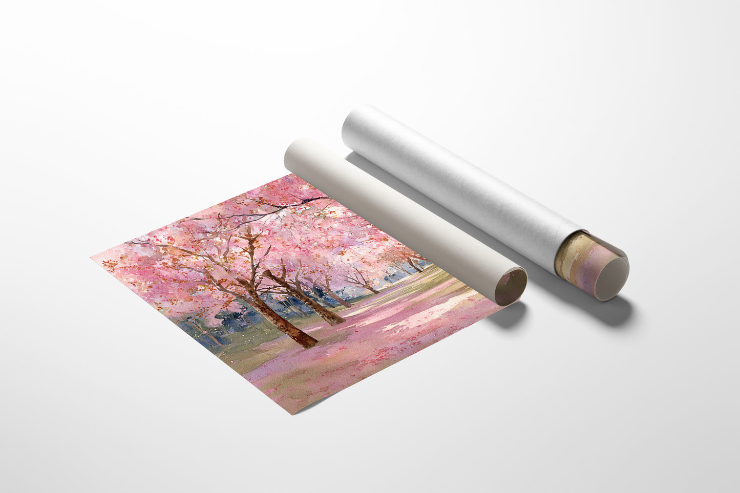 Cherry Path Leads To Spring