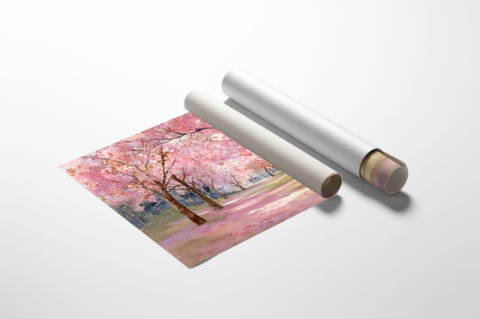 Cherry Path Leads To Spring