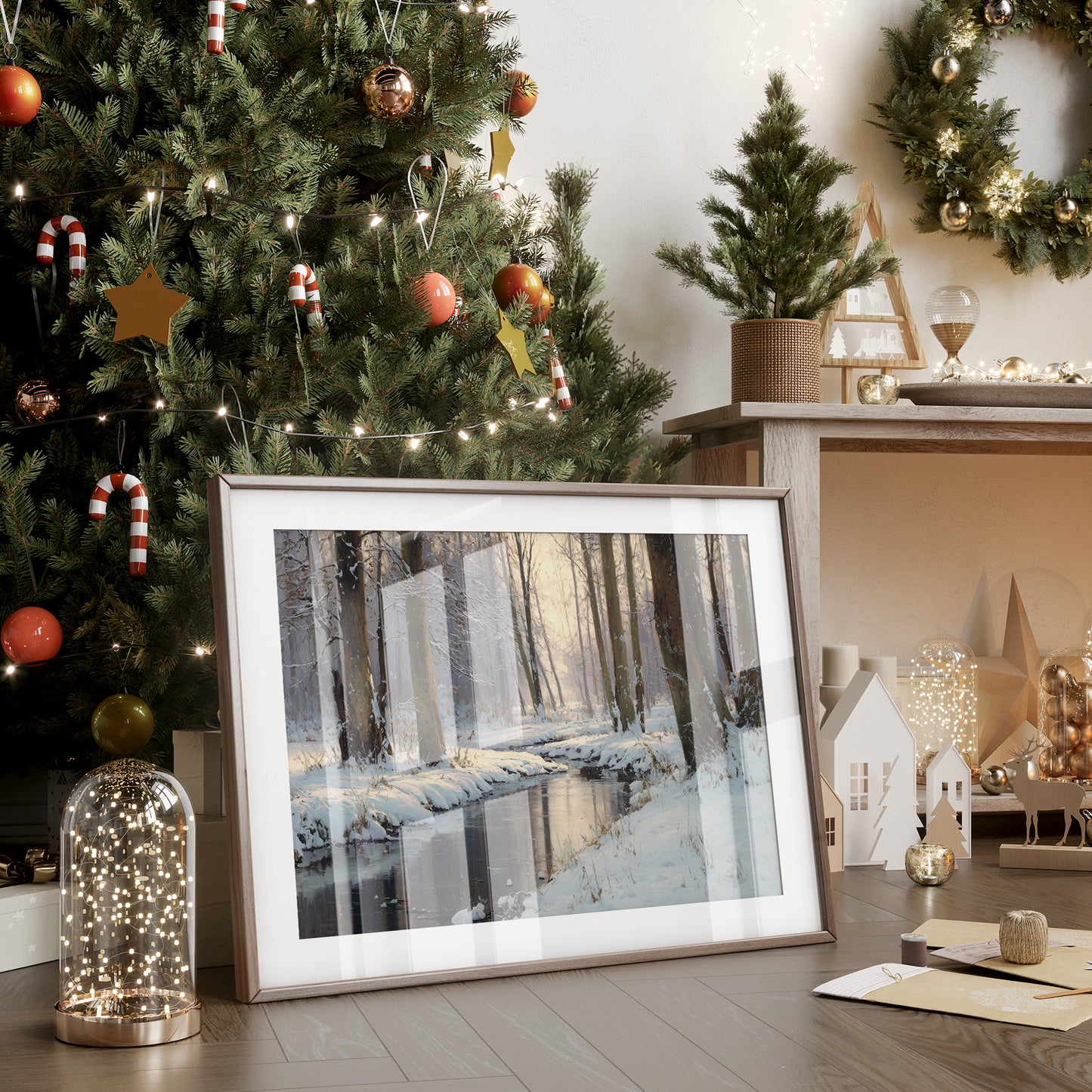 Winter Creek Finds Golden Light