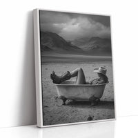 Desert Retreat Daydream - Surreal Cowboy Bathtub