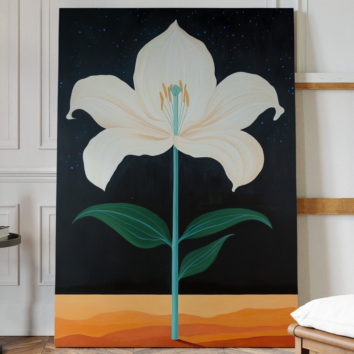 Midnight Lily Reaches For Stars