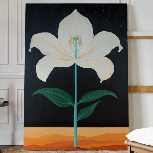 Midnight Lily Reaches For Stars