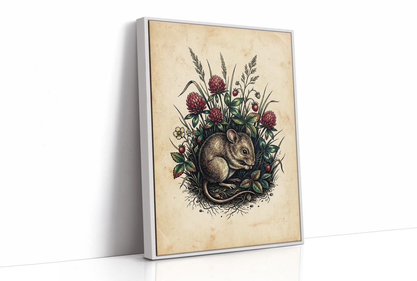 Field Mouse and Wild Clover