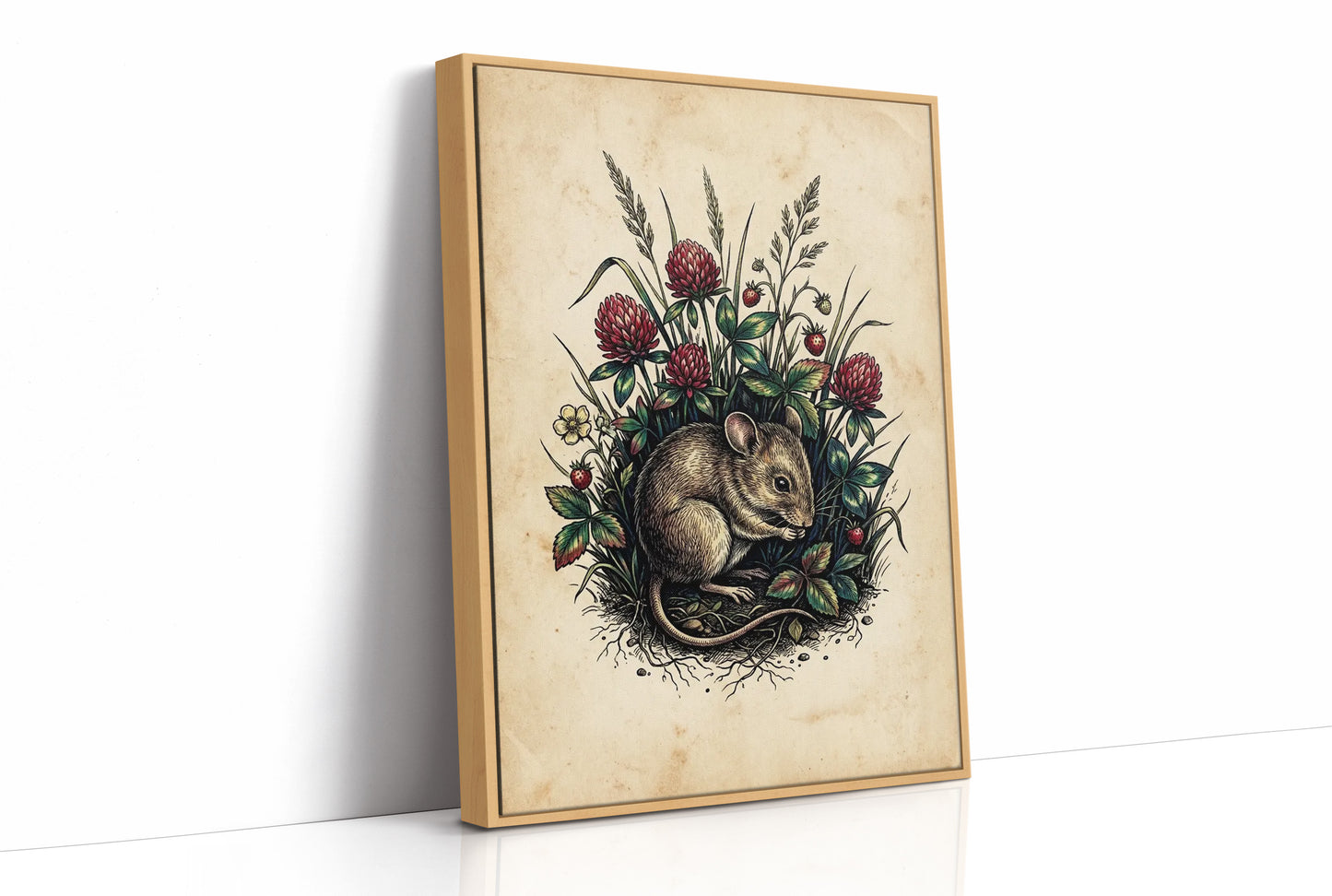 Field Mouse and Wild Clover