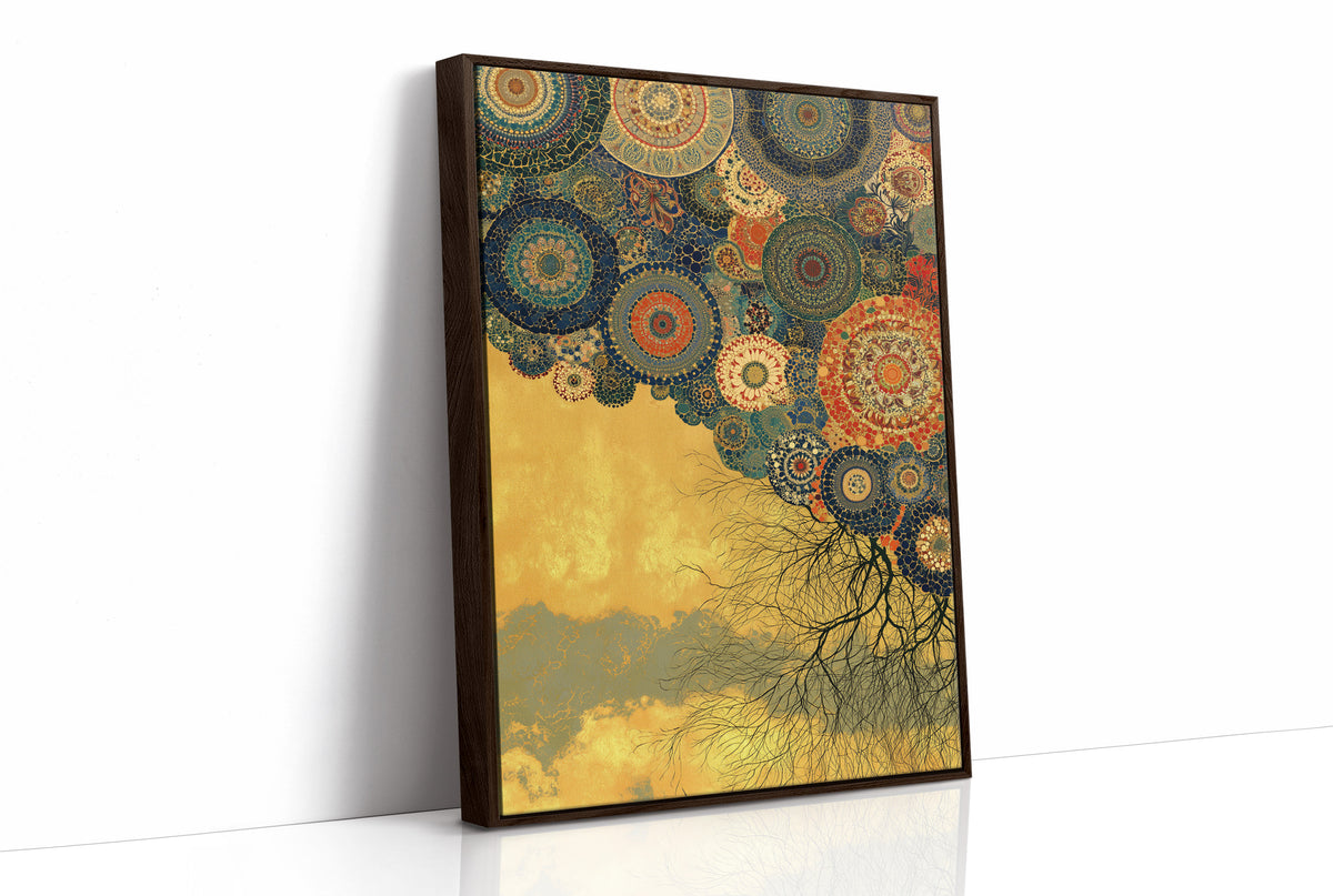 Golden Mosaic Tree of Life