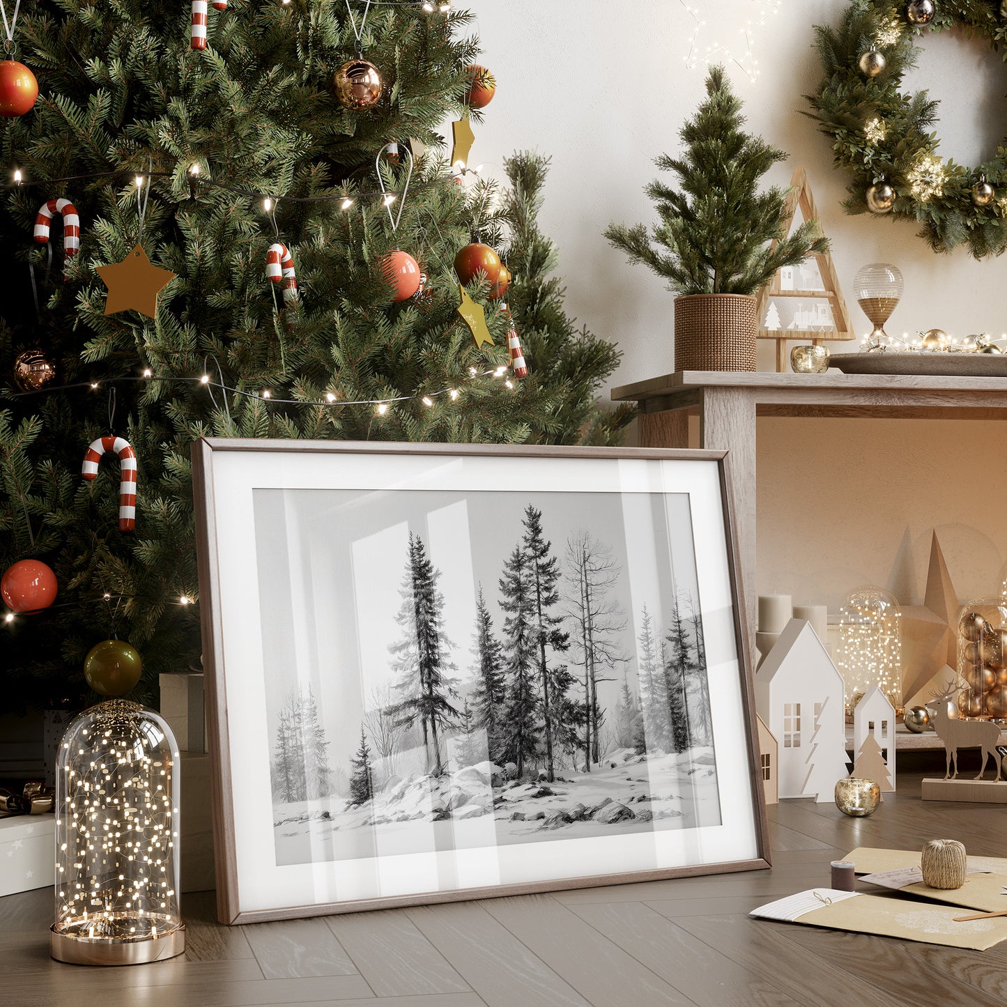 Winter Pines Stand Silent Watch