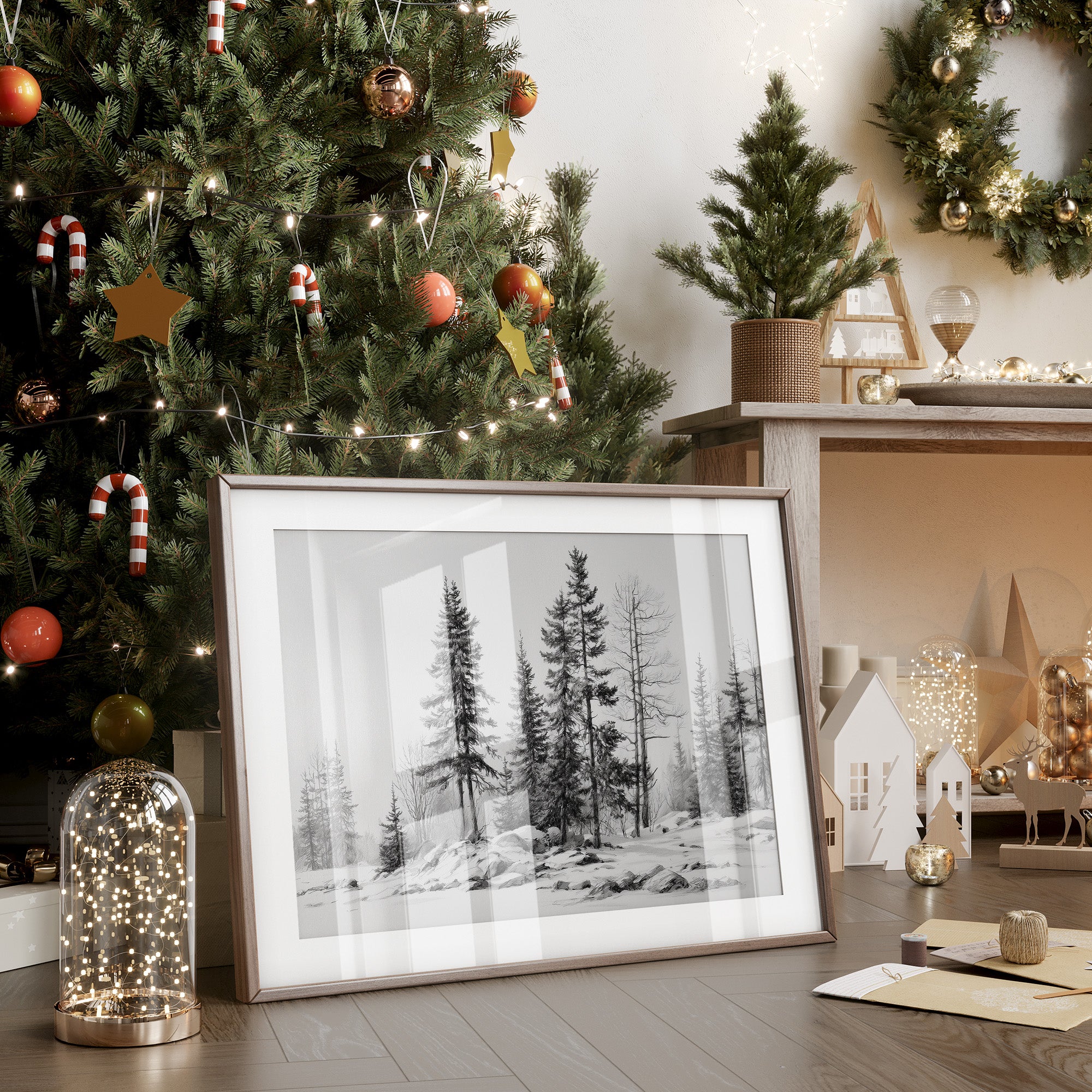 Winter Pines Stand Silent Watch