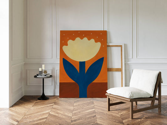 Moonlit Tulip Reaches For Stars