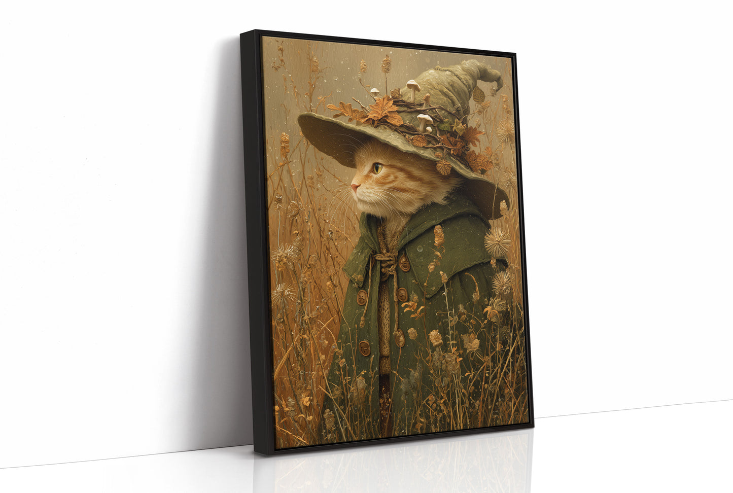 Autumn Sage Wears Fallen Leaves