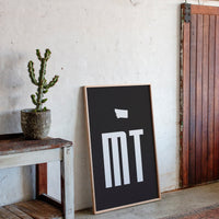 Montana Letters Stand Bold And True