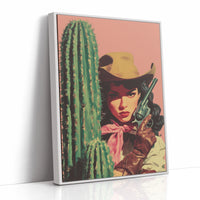 Cactus Rose in the Desert Sun