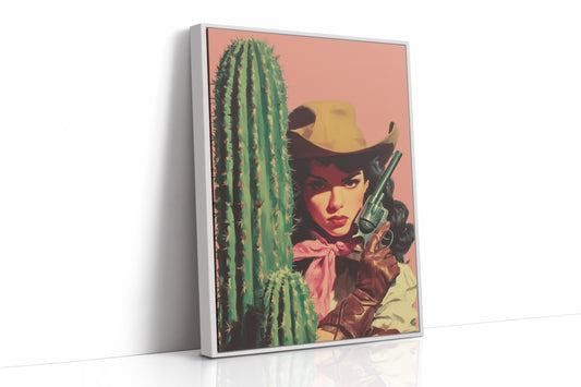 Cactus Rose in the Desert Sun