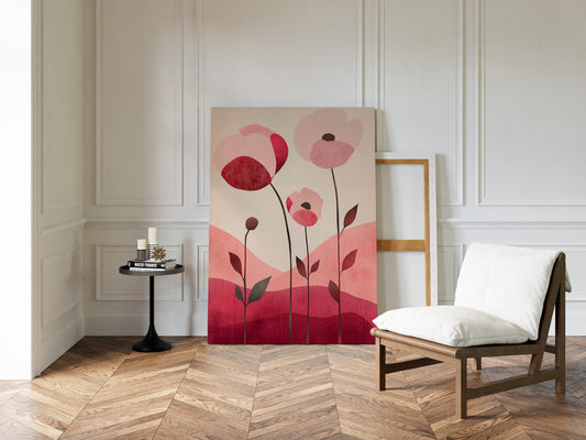 Pink Poppies Dance At Dawn