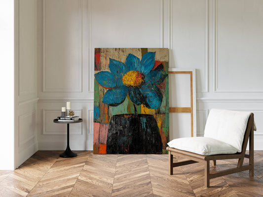 Blue Petals Paint Their Story