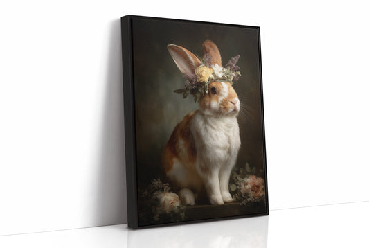 Floral Crown Graces Gentle Creature