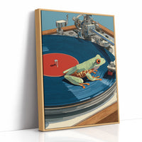 He Only Listens to Vinyl
