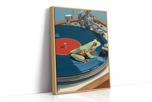 He Only Listens to Vinyl