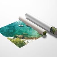 Summer Dock Floats In Turquoise Bay