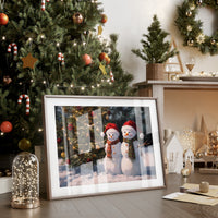 Snow Friends Share Christmas Eve Magic