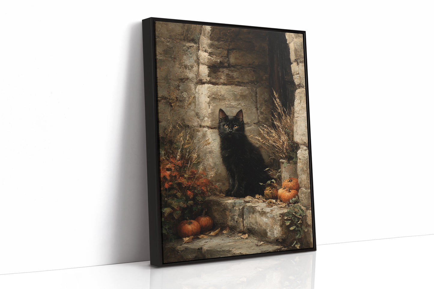 A Watchful Presence Amidst Autumn