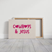 Cowboys and Jesus Western Wall Art