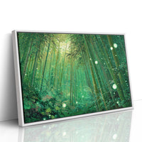 Fireflies Dance Through Bamboo Forest