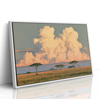 Savanna Under Cotton Clouds
