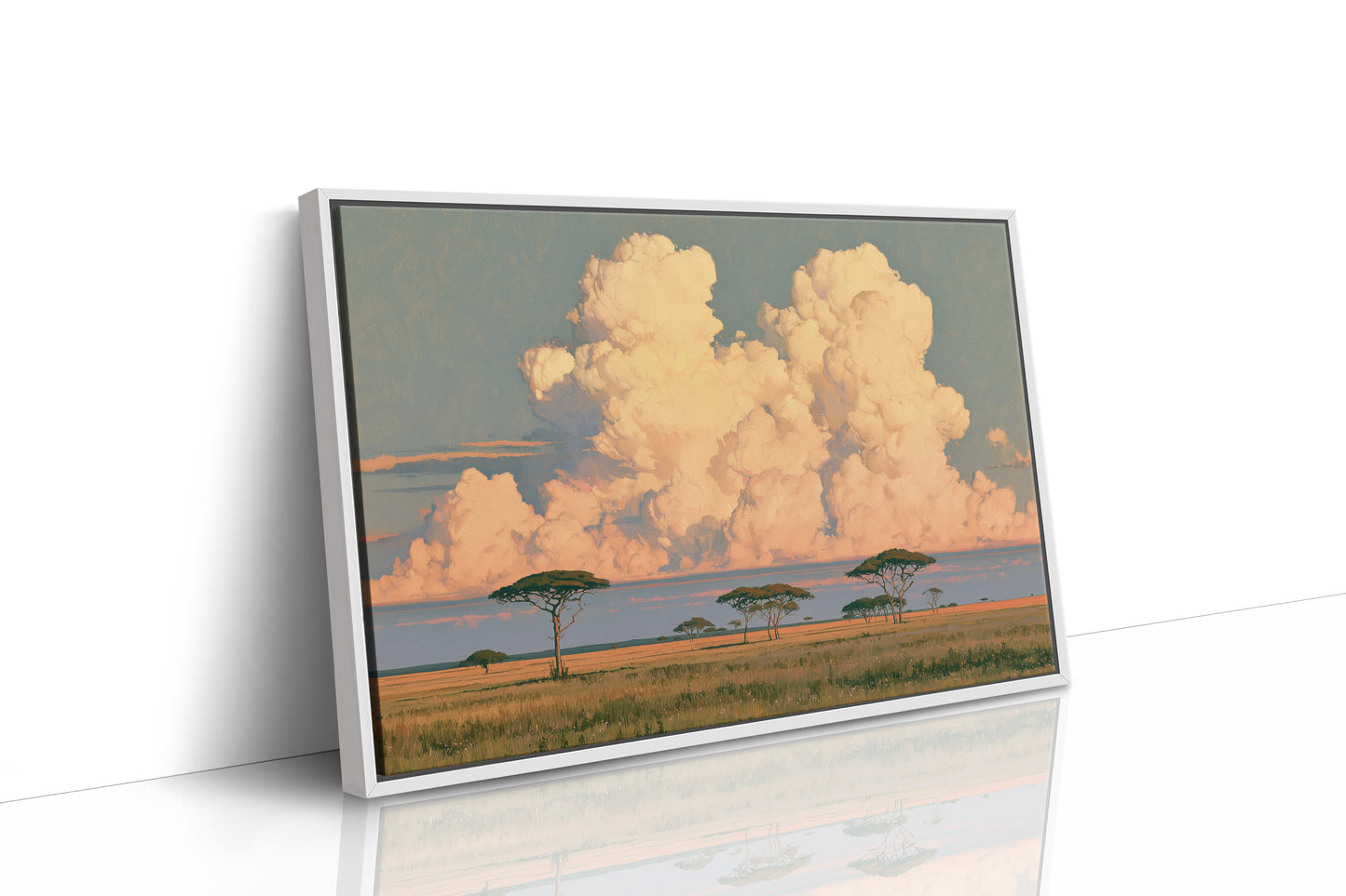Savanna Under Cotton Clouds