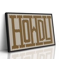 Howdy Western Mosaic Wall Greeting