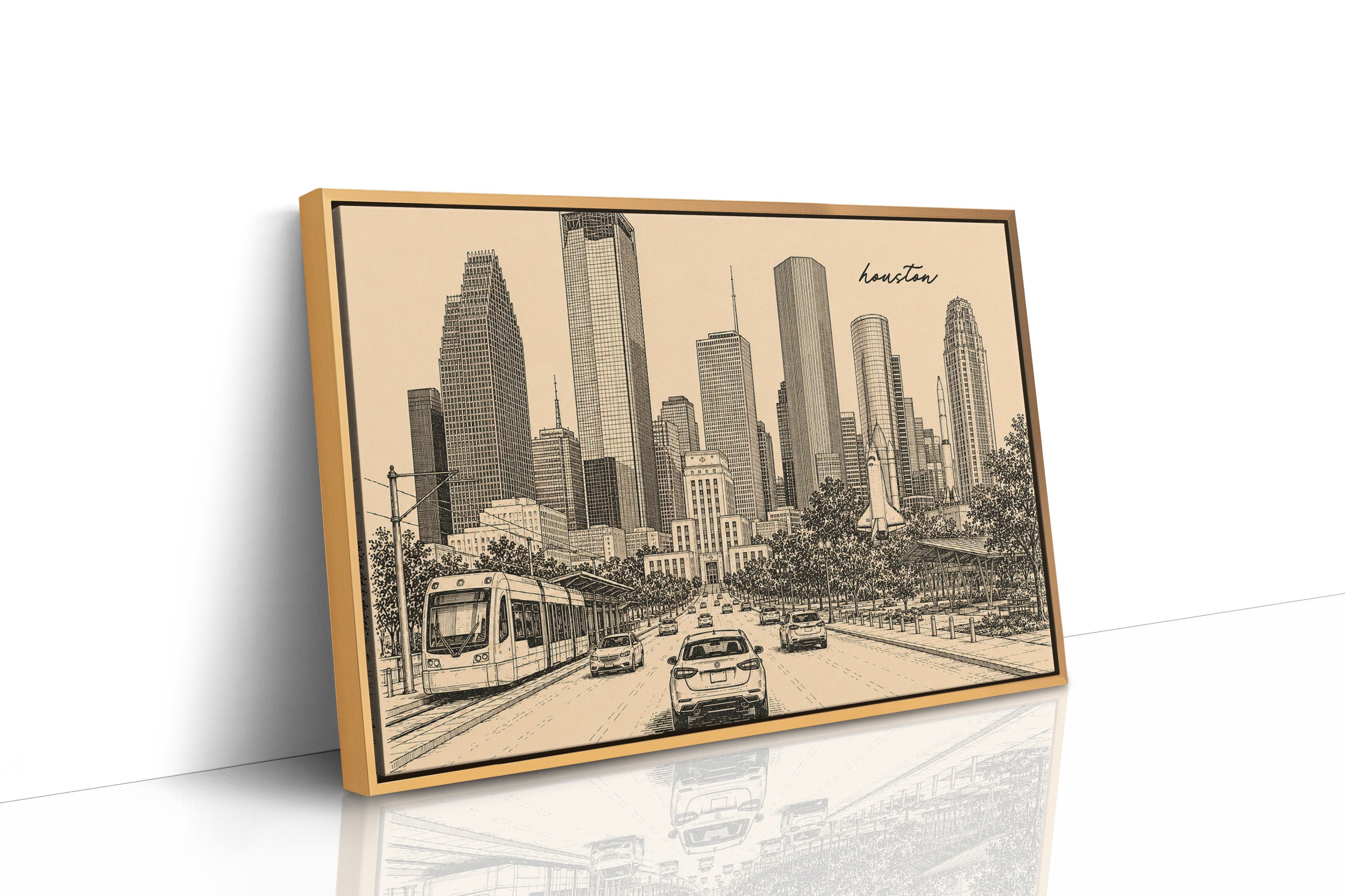 Houston, City Hall to Skyline