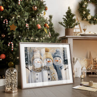 Three Friends Share Winter's Magic