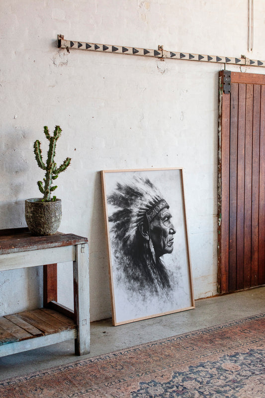 Elder Spirit in Charcoal