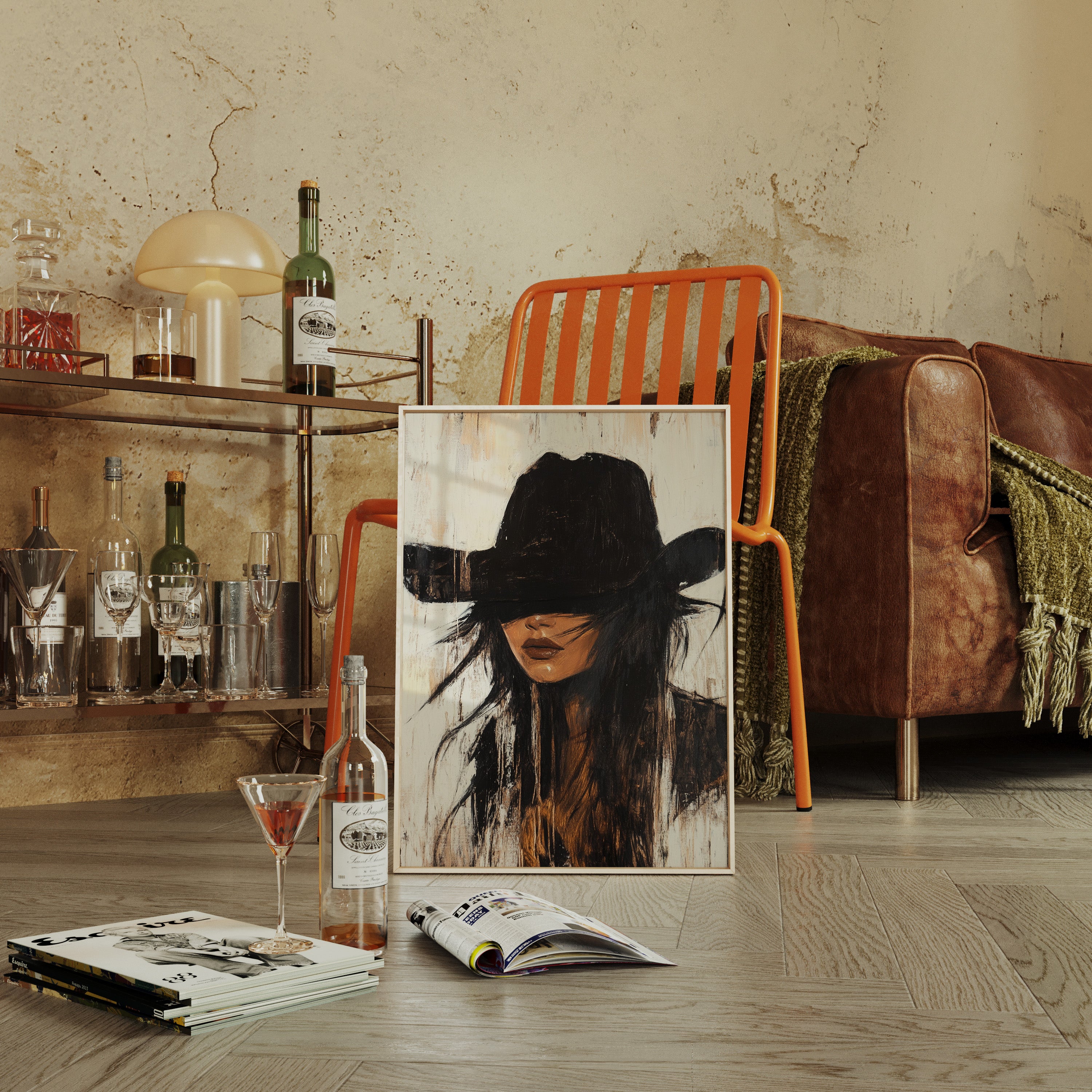 Outlaw Grace Western Cowgirl Portrait