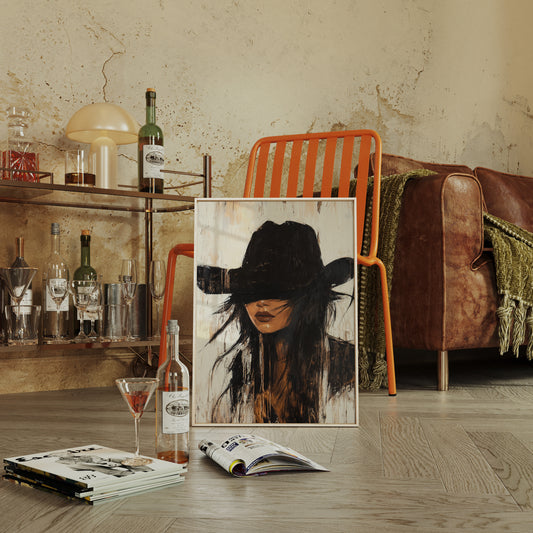 Outlaw Grace Western Cowgirl Portrait