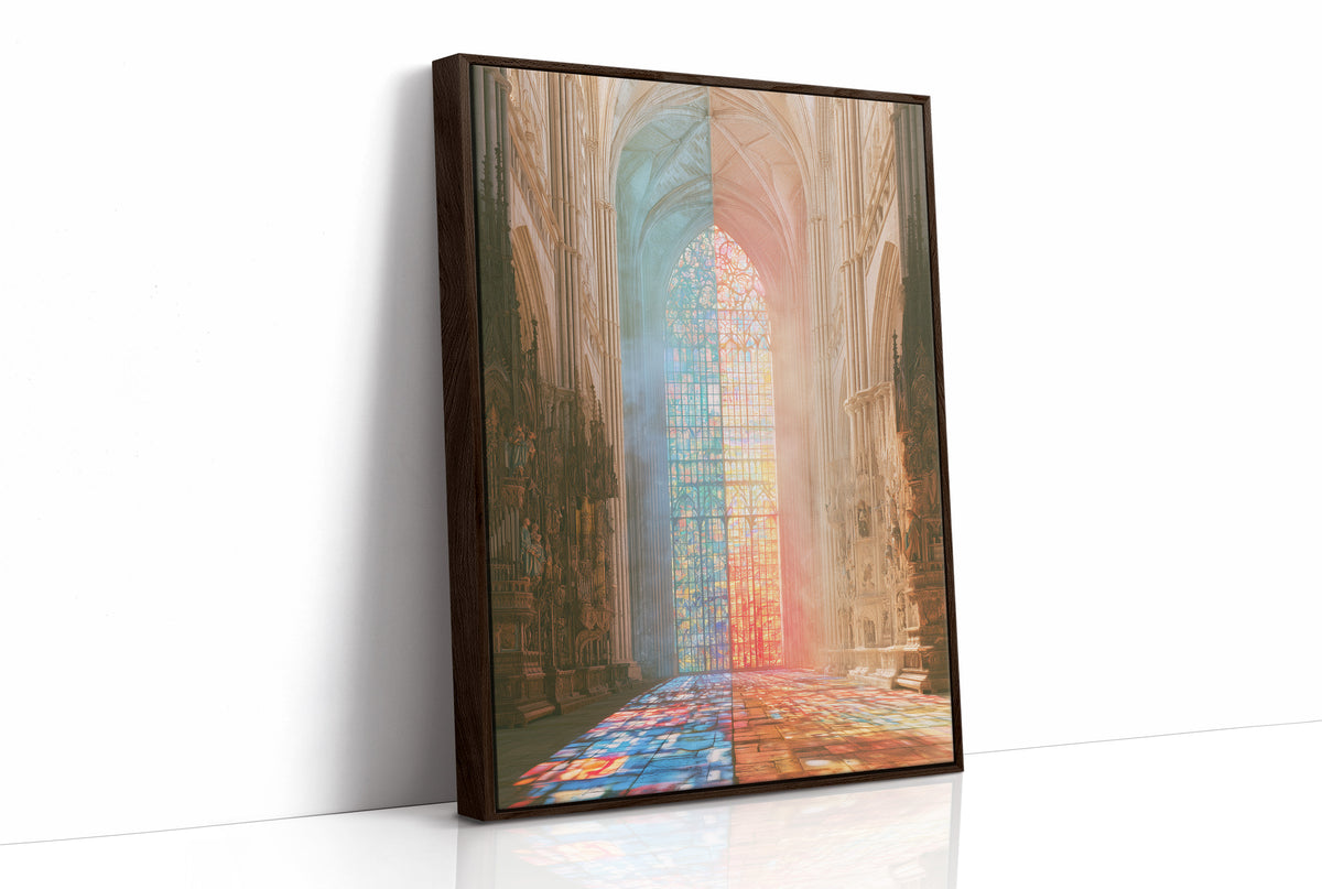 Stained Glass Cathedral Symmetry