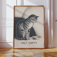 Half Empty Cat