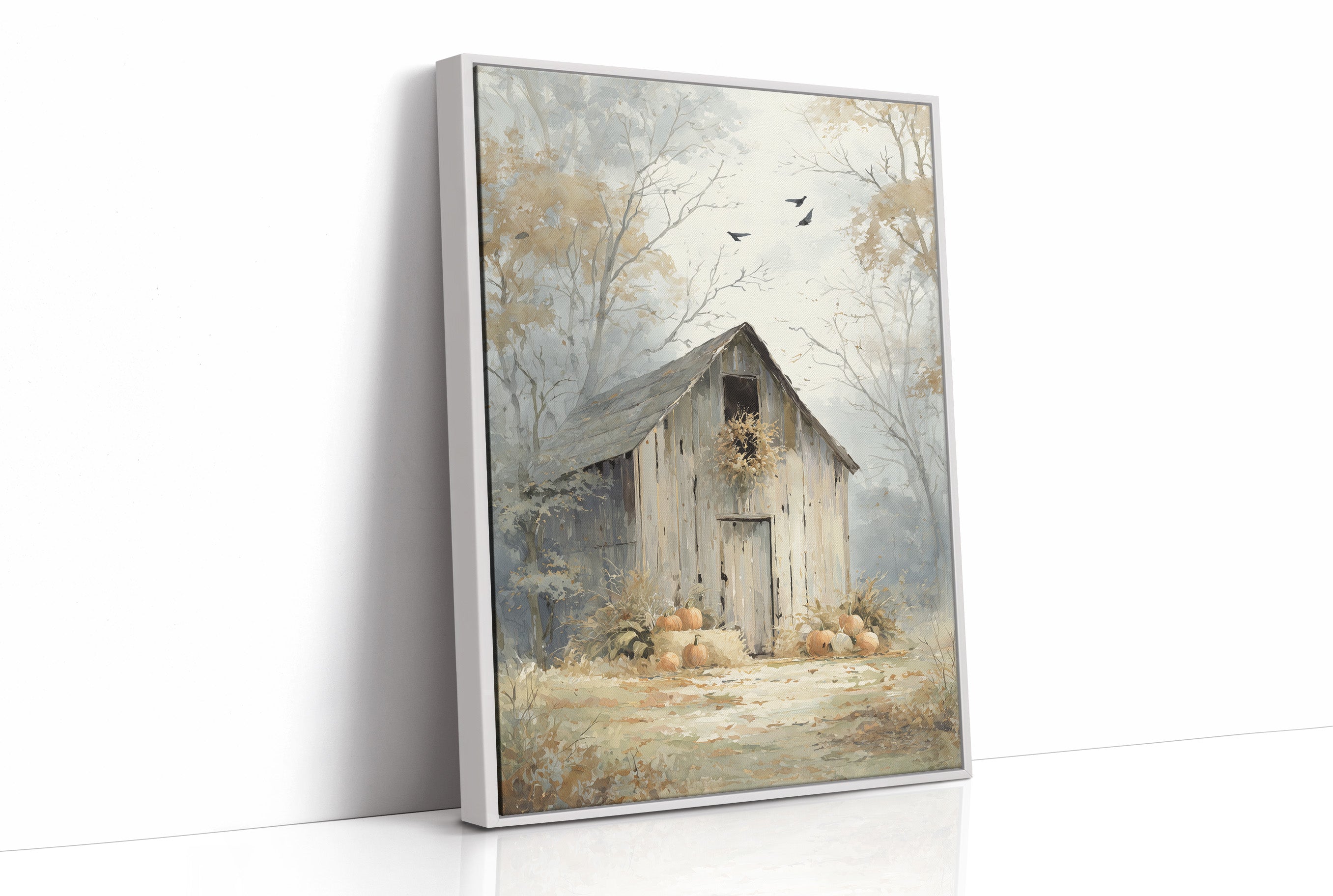 The Barn Remembers October Mornings
