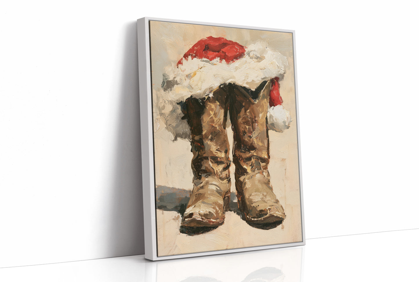 Boots Under the Mistletoe