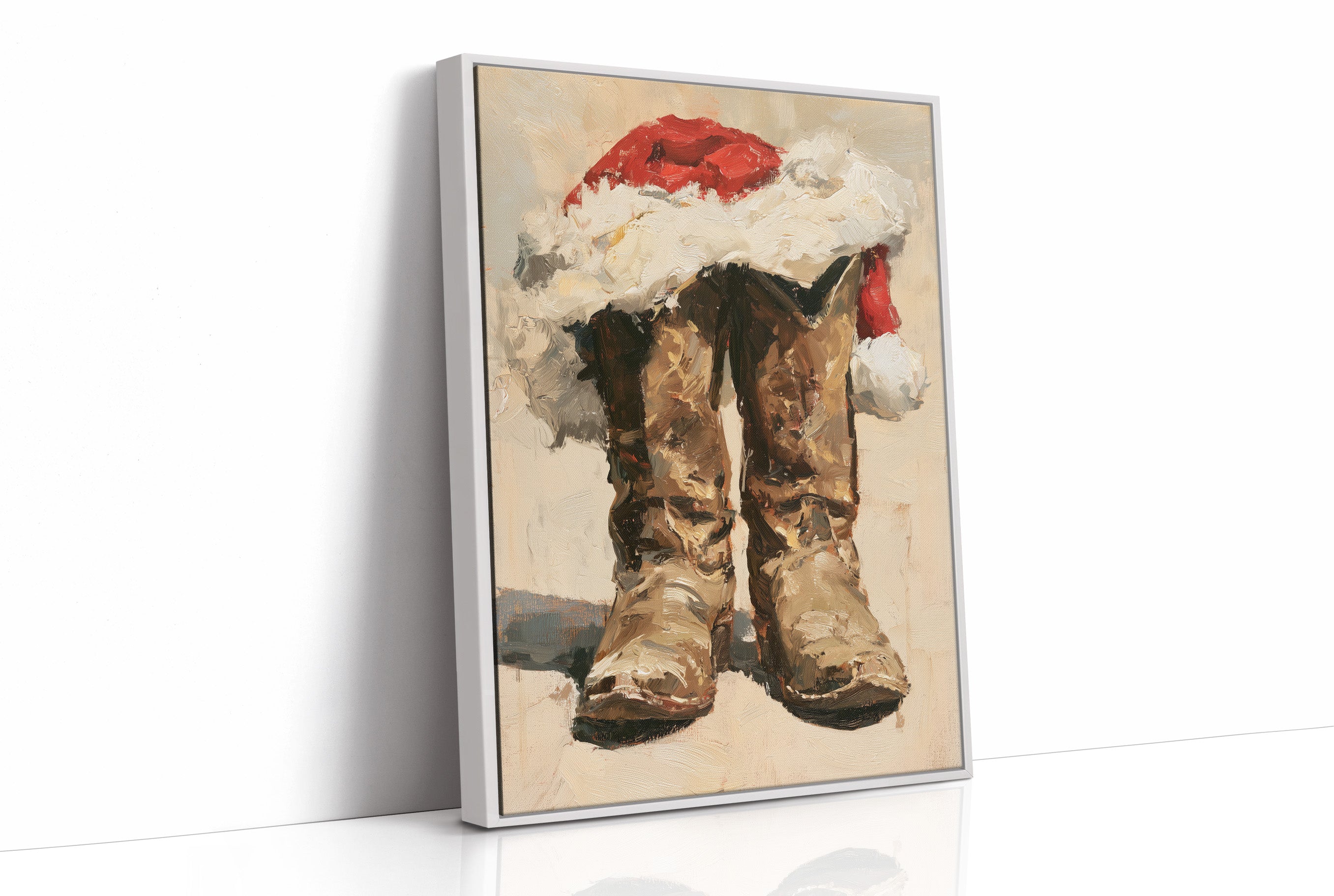 Boots Under the Mistletoe