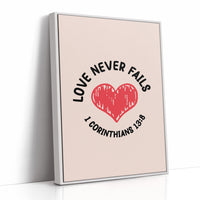 Love Never Fails Heart