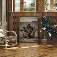 Leather Armchair Holds Desert Solitude