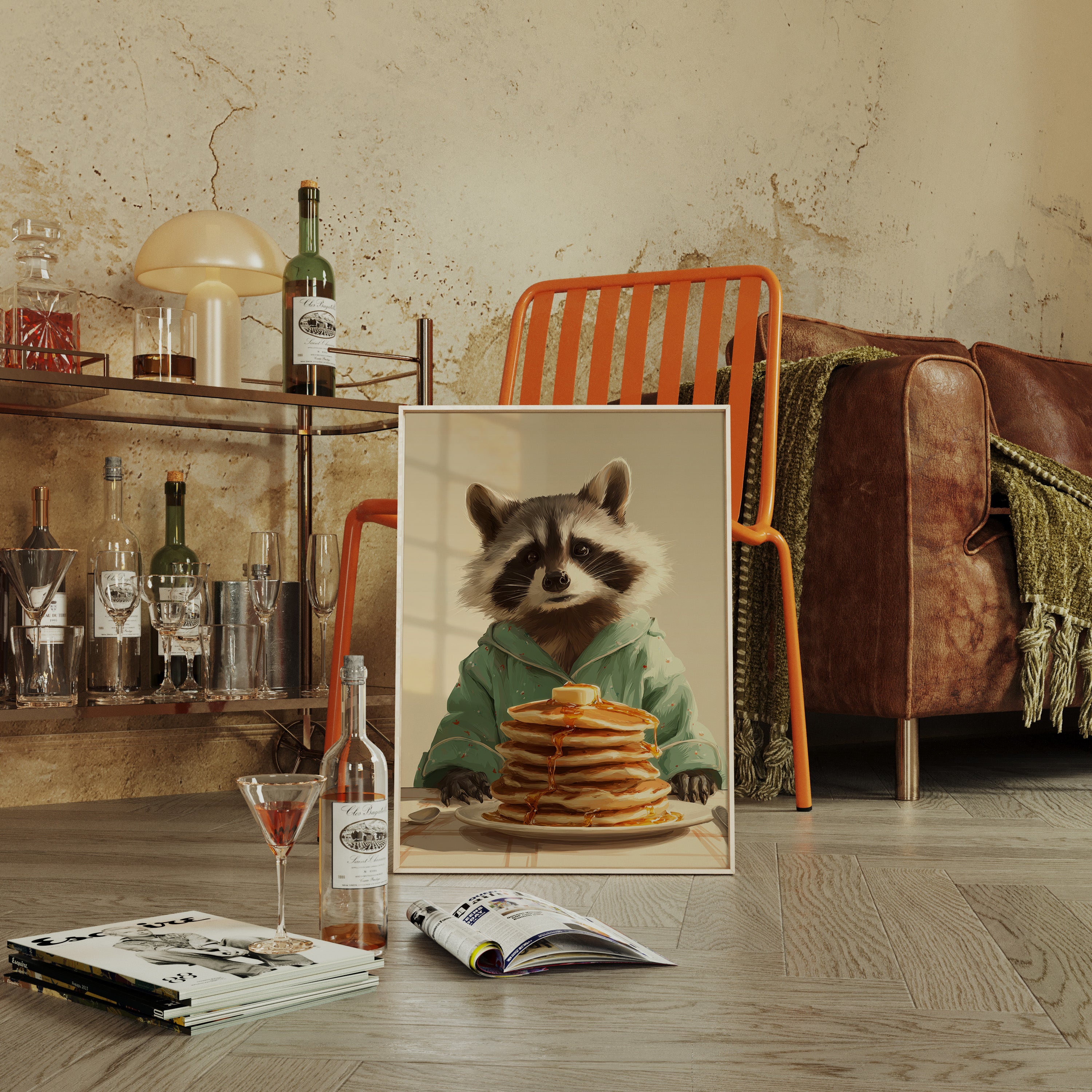 Morning Feast with a Furry Friend