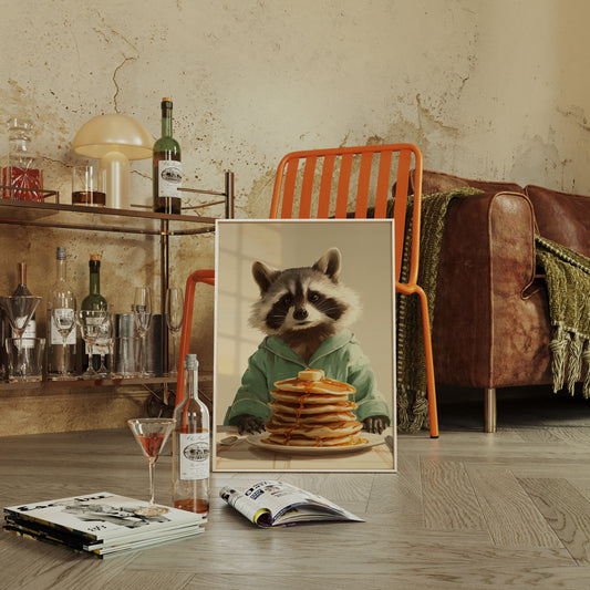 Morning Feast with a Furry Friend