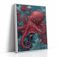 Crimson Depths Octopus