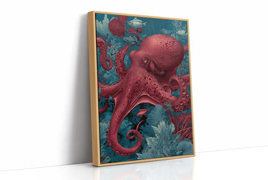 Crimson Depths Octopus
