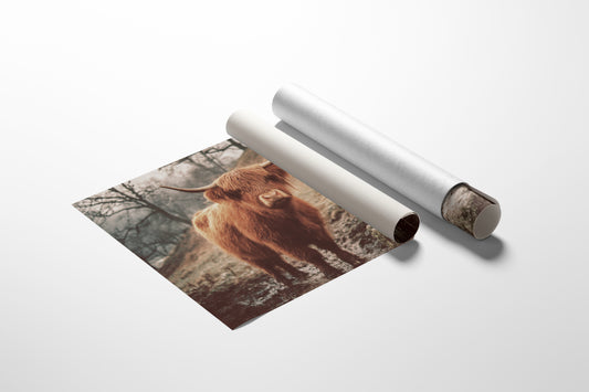 Highland Morning Mist And Stone