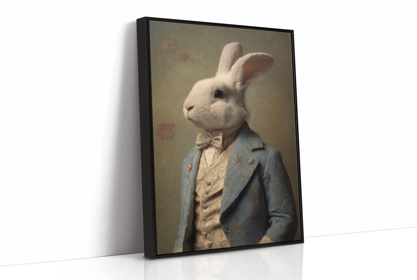 Noble Rabbit In Velvet Court