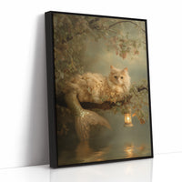 Feline Myths Beneath Autumn Boughs