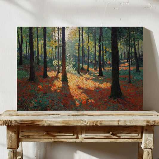 Autumn Light Dances Through Trees